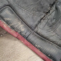 Tall Front & Hind Shipping Boots *vgc/xc, clean & mnr dirt, hair, loose threads & rubs, older
