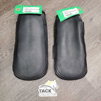 Pr Closed Boots, velcro, bag *gc, mnr dirt, rubs, stains? & hair
