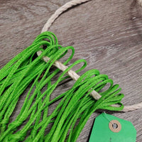 Nylon Rope Hay Bag, Caribiner *vgc, mnr dirt, stains & broken strings
