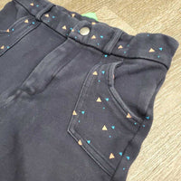 JUNIORS Hvy Cotton EuroSeat Breeches *gc, faded, mnr stains & rubs
