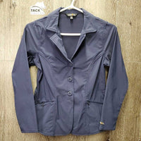 JUNIORS Technical Show Jacket, Zipper, Snaps *gc, faded, seam puckers

