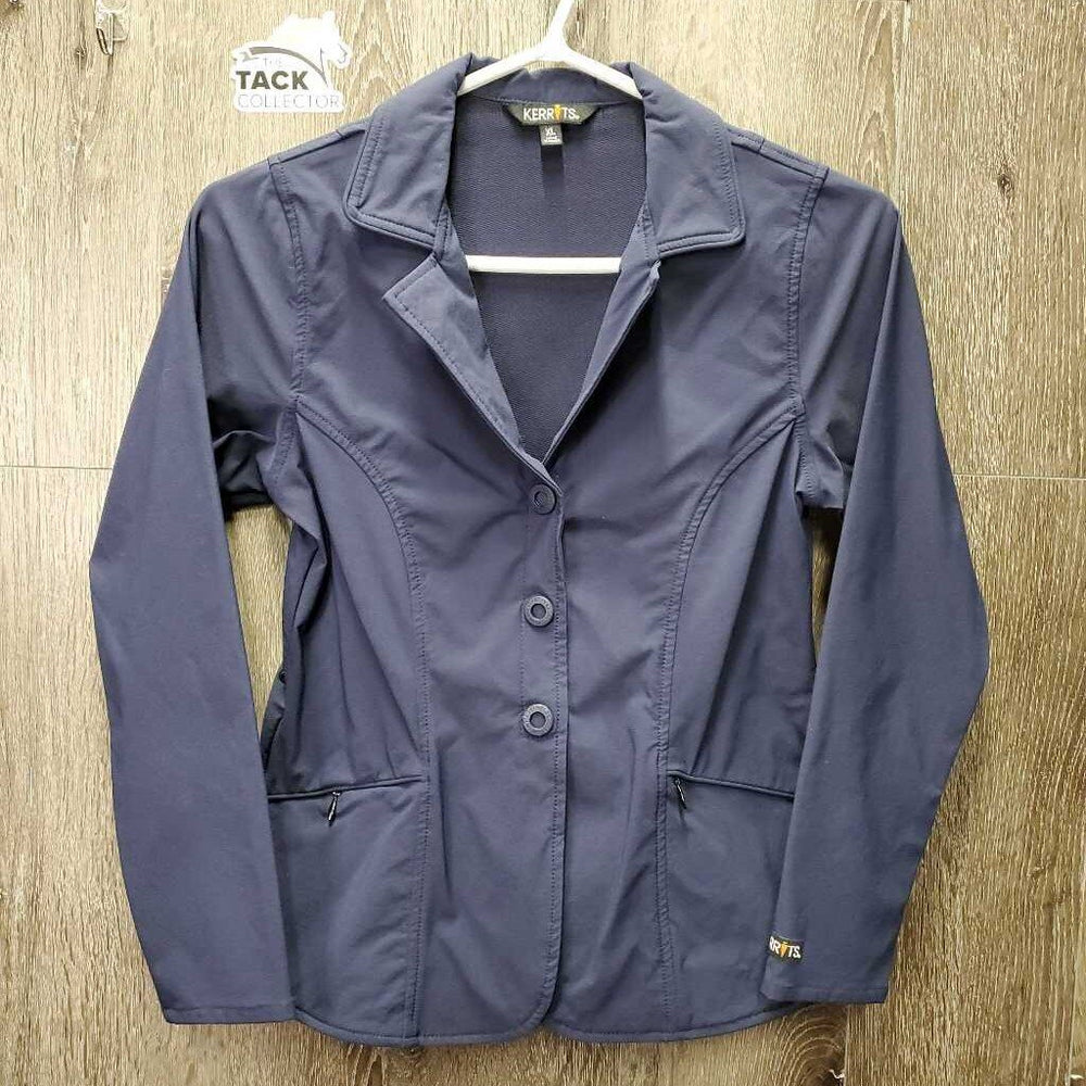 JUNIORS Technical Show Jacket, Zipper, Snaps *gc, faded, seam puckers