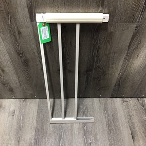 Metal Dog Fence/Gate, adjustable, additional 12" extension, 4 Bumper Guards, 4 Wall Attachments *vgc/xc, clean