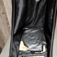 Bag Set: Rolling Helmet/Boot Bag *vgc/fair, mnr dusty, broken floor board & Saddle Storage/Carry Bag , Shoulder Strap *like new, dusty
