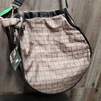 Bag Set: Rolling Helmet/Boot Bag *vgc/fair, mnr dusty, broken floor board & Saddle Storage/Carry Bag , Shoulder Strap *like new, dusty
