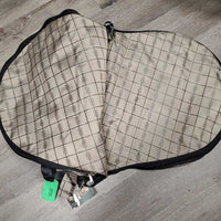 Bag Set: Rolling Helmet/Boot Bag *vgc/fair, mnr dusty, broken floor board & Saddle Storage/Carry Bag , Shoulder Strap *like new, dusty
