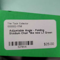 Adjustable Angle - Folding Stadium Chair *like new
