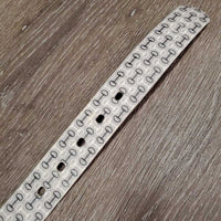 Soft TPE Plastic Belt, Buckle "Bits" *vgc, shortened
