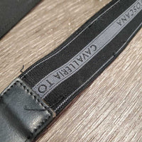Jaquard Elastic Belt, Buckle *vgc, unstitched edges, loose threads, snags
