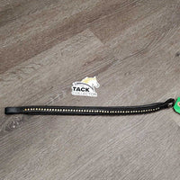 Padded Bling Browband, Bling *vgc, clean, mnr dirty seams, residue & creases, twists
