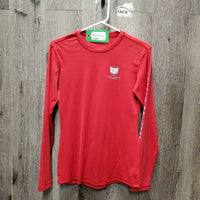 LS Shirt *gc, snags, seam rubs, cracking logos
