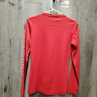 LS Shirt *gc, snags, seam rubs, cracking logos