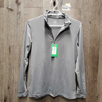LS Sun Shirt, 1/4 Zip Up, Mesh Sleeves *vgc
