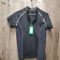 SS Polo Shirt, 1/4 Zip Up *xc
