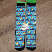 Tall Socks "Poop Emoji" *vgc, clean, rubs, faded, pills
