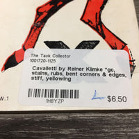 Cavalletti by Reiner Klimke *gc, stains, rubs, bent corners & edges, stiff, yellowing
