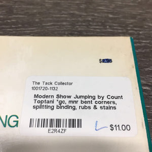 Modern Show Jumping by Count Toptani *gc, mnr bent corners, splitting binding, rubs & stains