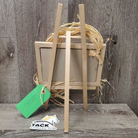 Boy & Border Collie Pencil Drawing Print, Wood Frame & Easel *gc, dusty
