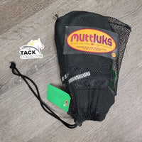 4 Winter Dog Booties, mesh drawstring bag *vgc, clen, mnr dirt, edge rubs & fading
