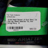 LS Sun Shirt, 1/4 Zip Up, Mesh Sleeves *xc, mnr snag