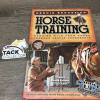 Horse Training Book & DVD by Dennis Brouseon *xc, mnr bent corners & edges