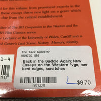 Back in the Saddle Again; New Essays on the Western *vgc, mnr bent edges, scratches
