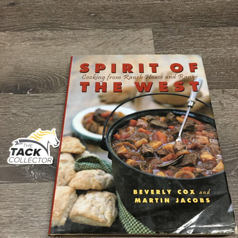 Spirit of the West Cook Book by B.Cox & M.Jacobs *gc, curled edges, torn corners