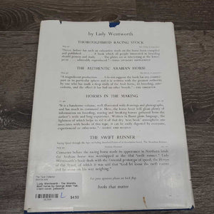 Lady Wentworth - The World's Best Horse by George Allen *fair, v.torn cover, yellowed