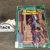 A Horse in New York by Cam Parker *fair, library discard, folded, creased, torn cover, yellowed, split & loose pages

