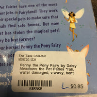 Penny the Pony Fairy by Daisy Meadows the Pet Faries *fair, water damaged, v.wavy, bent
