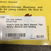 Polly's Oats by Marc Simont *fair, library discard, torn binding
