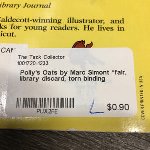 Polly's Oats by Marc Simont *fair, library discard, torn binding
