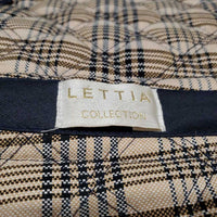 Fleece Lined Half Pad, rolled edges *vgc, cut tabs, undone stitching, threads, v. mnr dirt, hair
