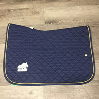Quilt Baby Saddle Pad, piping *vgc, mnr dirt, puckers, faded
