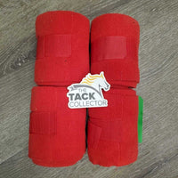 4 Fleece Polos *vgc, clean, hair, pilly
