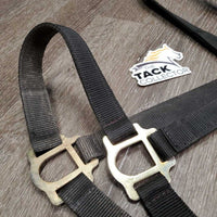 Stiff Nylon Halter, snap *vgc, dirt, residue, hair
