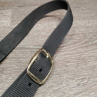 Stiff Nylon Halter, snap *vgc, dirt, residue, hair
