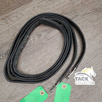 Pr Thick Nylon Lined Stirrup Leathers *gc, scrapes, rubs, peeled, mnr stretched holes, older?
