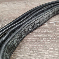 Pr Thick Nylon Lined Stirrup Leathers *gc, scrapes, rubs, peeled, mnr stretched holes, older?
