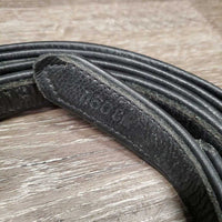 Pr Thick Nylon Lined Stirrup Leathers *gc, scrapes, rubs, peeled, mnr stretched holes, older?
