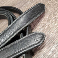 Pr Thick Nylon Lined Stirrup Leathers *gc, scrapes, rubs, peeled, mnr stretched holes, older?
