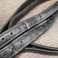 Pr Thick Nylon Lined Stirrup Leathers *gc, scrapes, rubs, peeled, mnr stretched holes, older?

