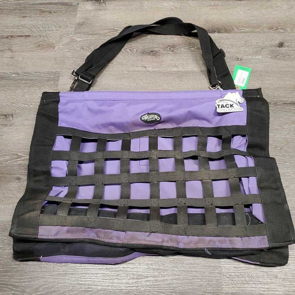 Slow Feed Hvy Cordura Hay Bag, Web Front, 2 top straps *gc, dirty & stains, clean, rubs