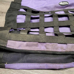 Slow Feed Hvy Cordura Hay Bag, Web Front, 2 top straps *gc, dirty & stains, clean, rubs