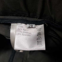 High Waist Sticky Full Seat Breeches *gc, v.pilly, seam puckers, snags, rubs, discolored seat & legs
