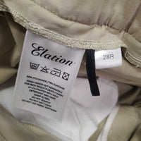 EuroSeat Breeches *gc, stains, discolored sesat & legs, wavy/uneven seat seam
