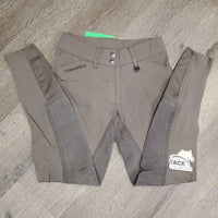 Full Seat Breeches *gc, older, seam rubs & pills, seam puckers, older, pilly lining & waist
