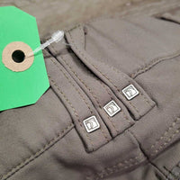 Full Seat Breeches *gc, older, seam rubs & pills, seam puckers, older, pilly lining & waist
