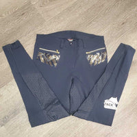 Sticky Full Seat Breeches, bling, tags *new, v.mnr stains
