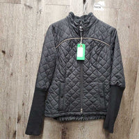 LS Quilt Jacket, zip *gc, Sleeves: v.pilly, mnr dirt/stains & rubs
